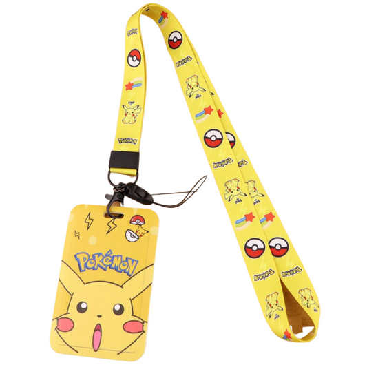 TARJETERO LANYARD PIKACHU