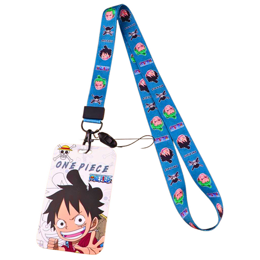 TARJETERO LANYARD LUFFY
