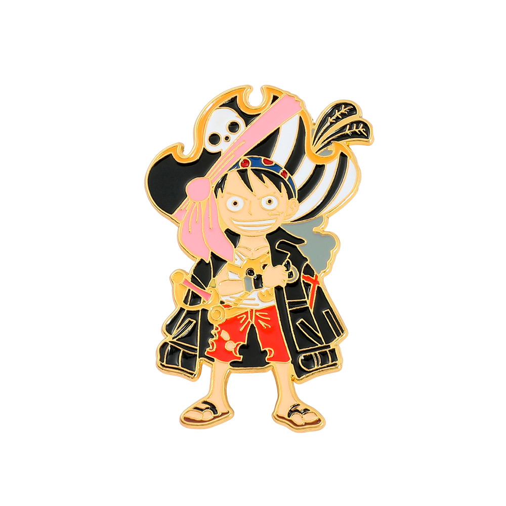 PIN LUFFY DORADO
