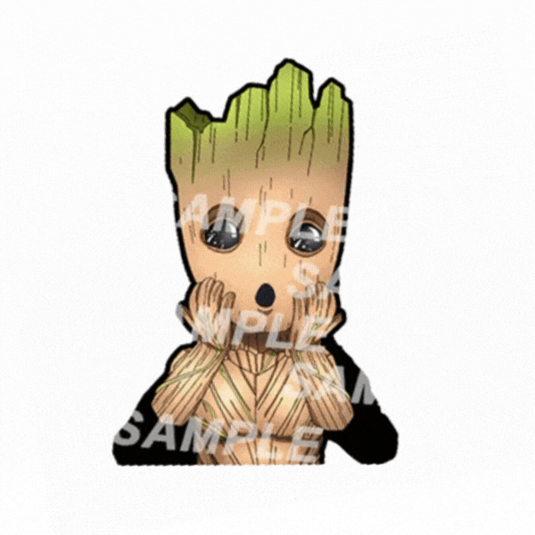 STICKER GROOT