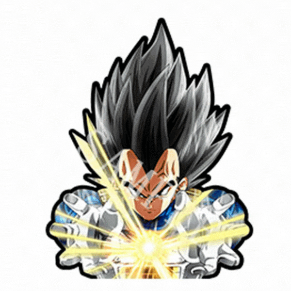 STICKER SUPER VEGETA