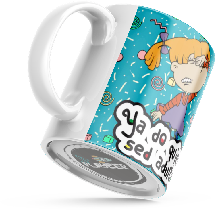 Taza YA NO QUIERO SER ADULTO ANGELICA