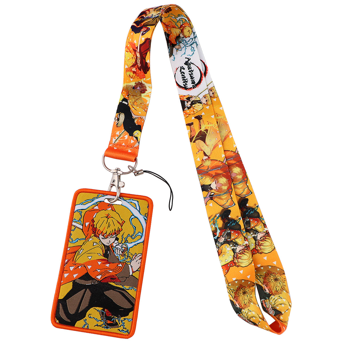 TARJETERO LANYARD BORDADO ZENITSU