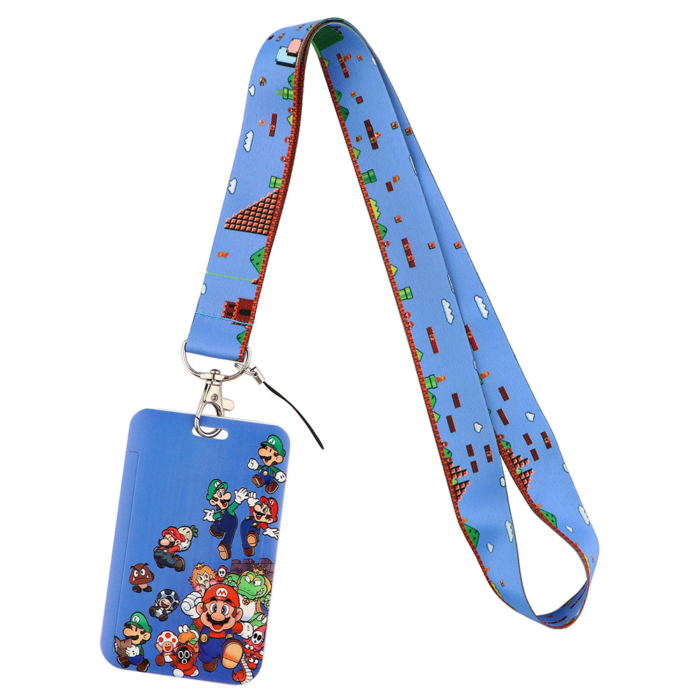 TARJETERO LANYARD MARIO WORLD