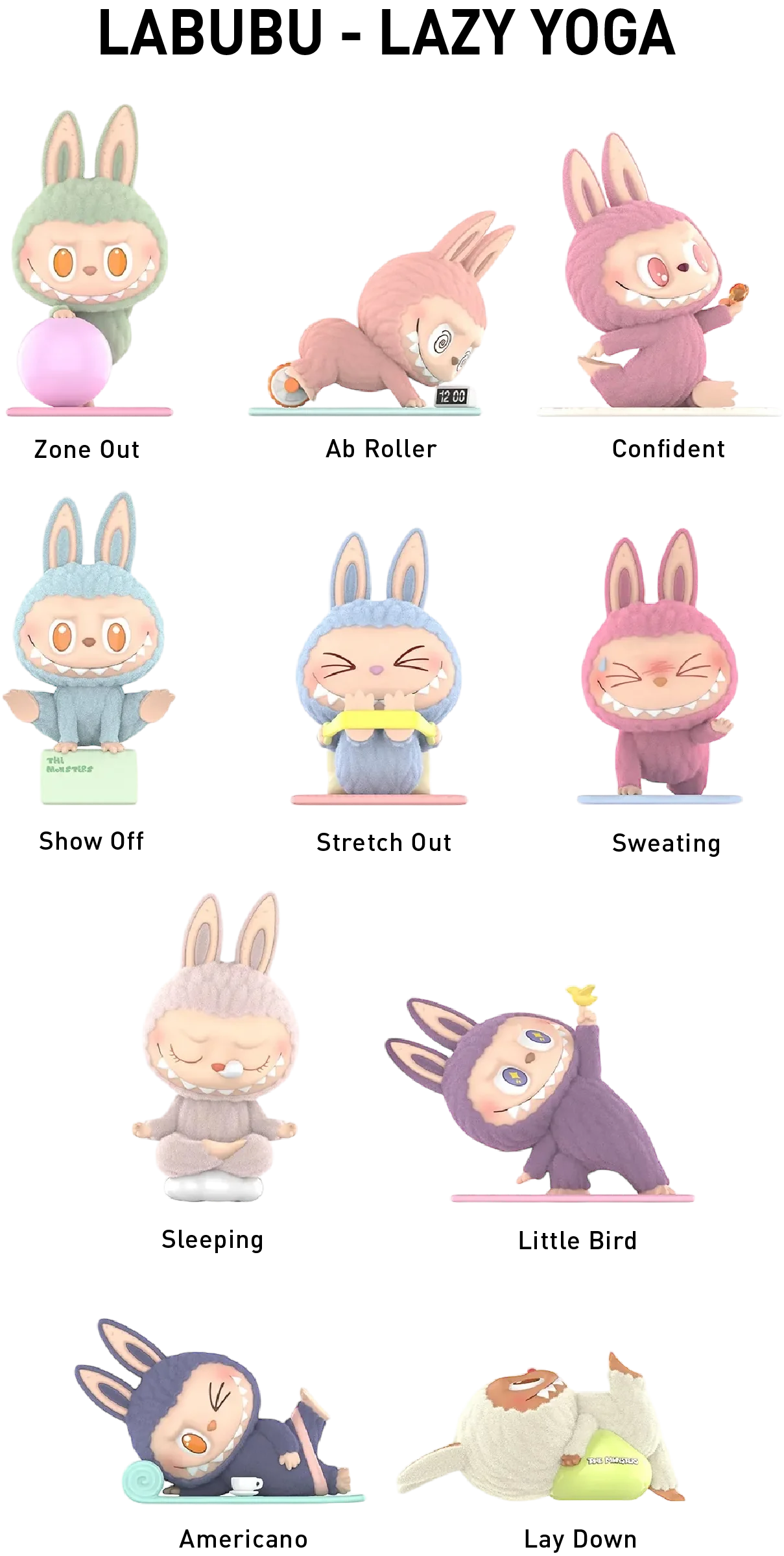CAJITA LAZY YOGA - LABUBU