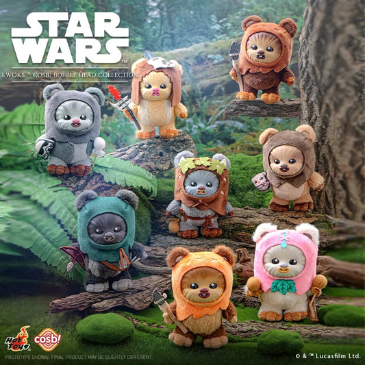 CAJITA EWOKS COSBI PLUSH LLAVERO