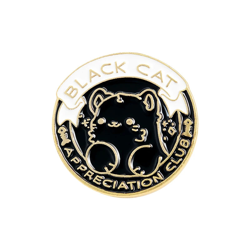 PIN BLACK CAT