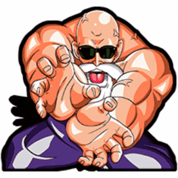 Buff Roshi No Background STICKER ROSHI – Rocket Store