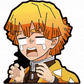 STICKER ZENITSU BROKEN