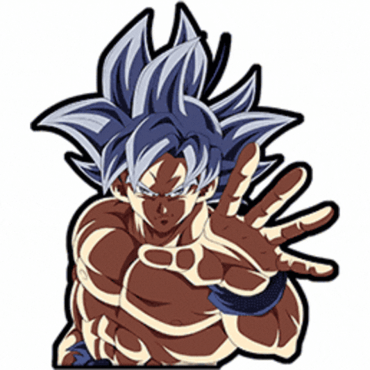 STICKER GOKU BLUE